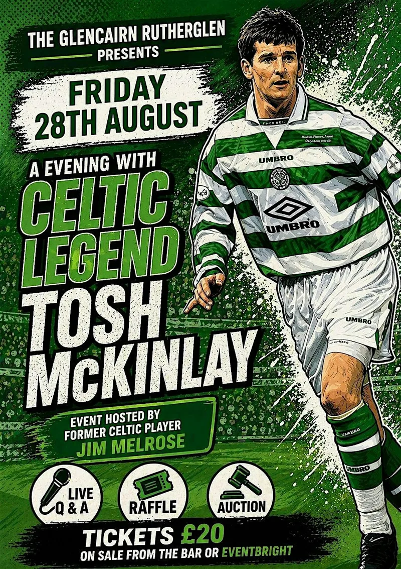 An Evening with Tosh McKinlay at Rutherglen Glencairn