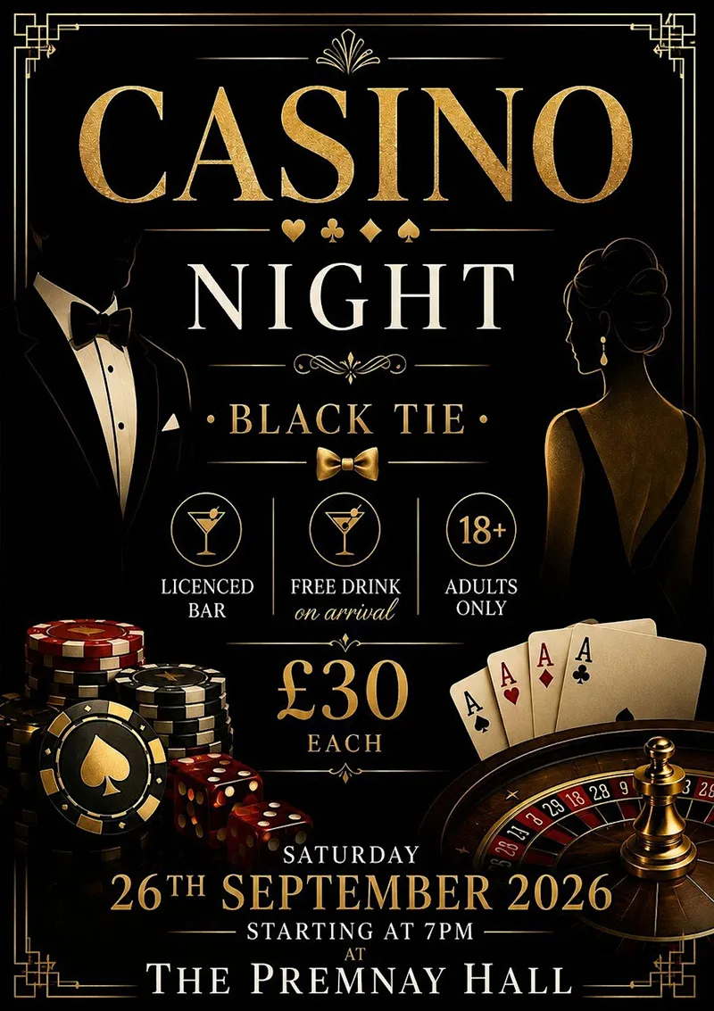 Premnay Hall Charity Casino Night