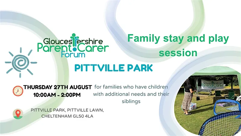 Pittville Park family Stay and Play August 2026