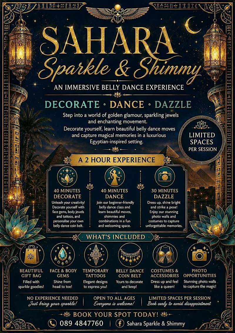 Saharas Sparkle and Shimmy Belly Dance Experience