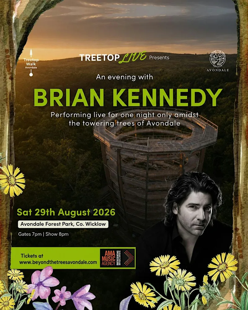 Treetop Live Presents - an evening with Brian Kennedy