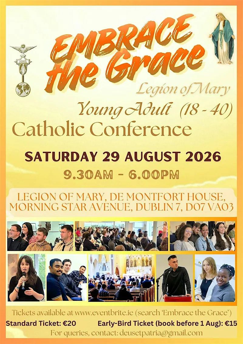 Embrace the Grace - Young Adult Catholic Conference (Ages 18 - 40)