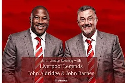 Liverpool Legends Live - An Evening with John Aldridge & John Barnes