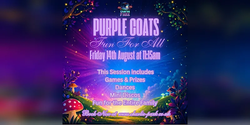 Purple Coats Fun for All @ Charlie Park Atherton