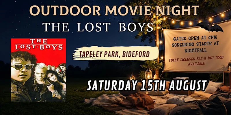 Outdoor Movie Night at Tapeley Park "The Lost Boys"