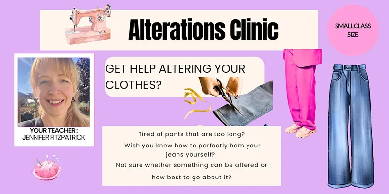 Alterations Clinic Sunday 9th August 2026