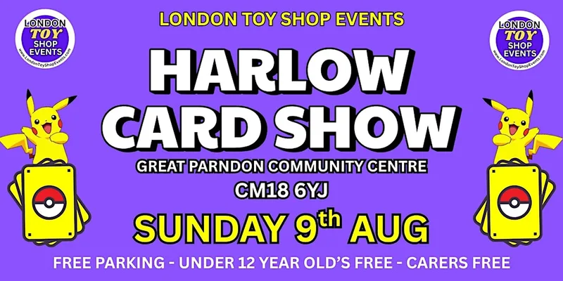 HARLOW CARD SHOW