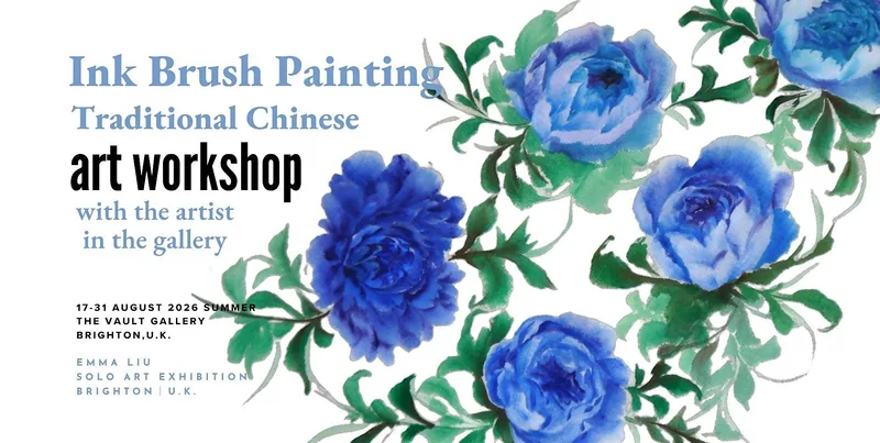 Traditional Chinese Ink Brush Floral Art Workshop