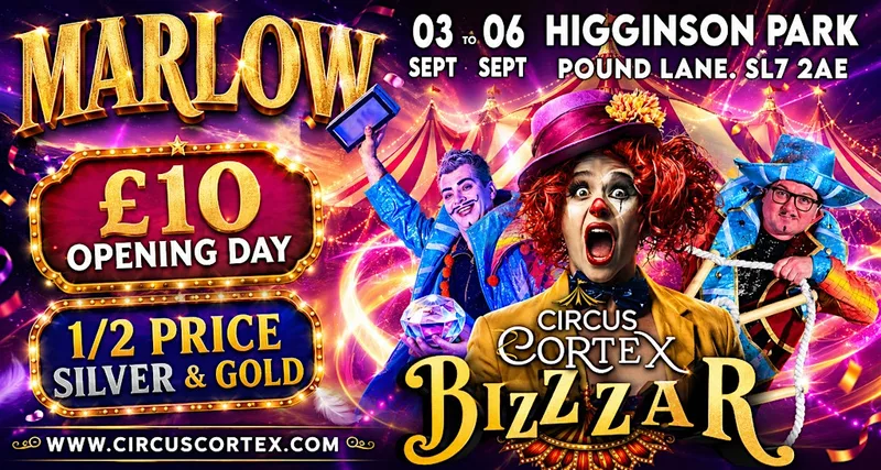Circus Cortex at Marlow, Chiltern Hills - Buckinghamshire | 3-6 Sept 2026