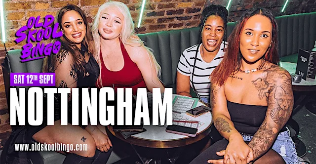 Old Skool Bingo Sat12th Sep Nottingham