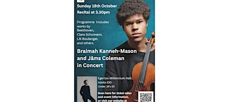 Braimah Kanneh-Mason & Jâms Coleman Concert