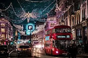 Christmas in London, including night time drive of the lights!