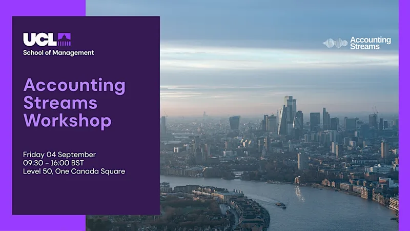 Accounting Streams Workshop