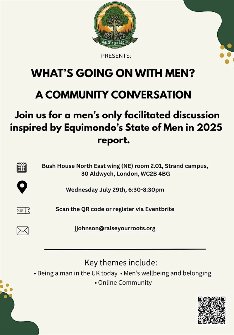 What's Going on With Men: A community conversation.
