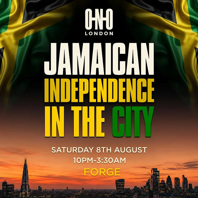 JAMAICAN INDEPENDENCE IN THE CITY (£1 B4 11PM WITH A TICKET)