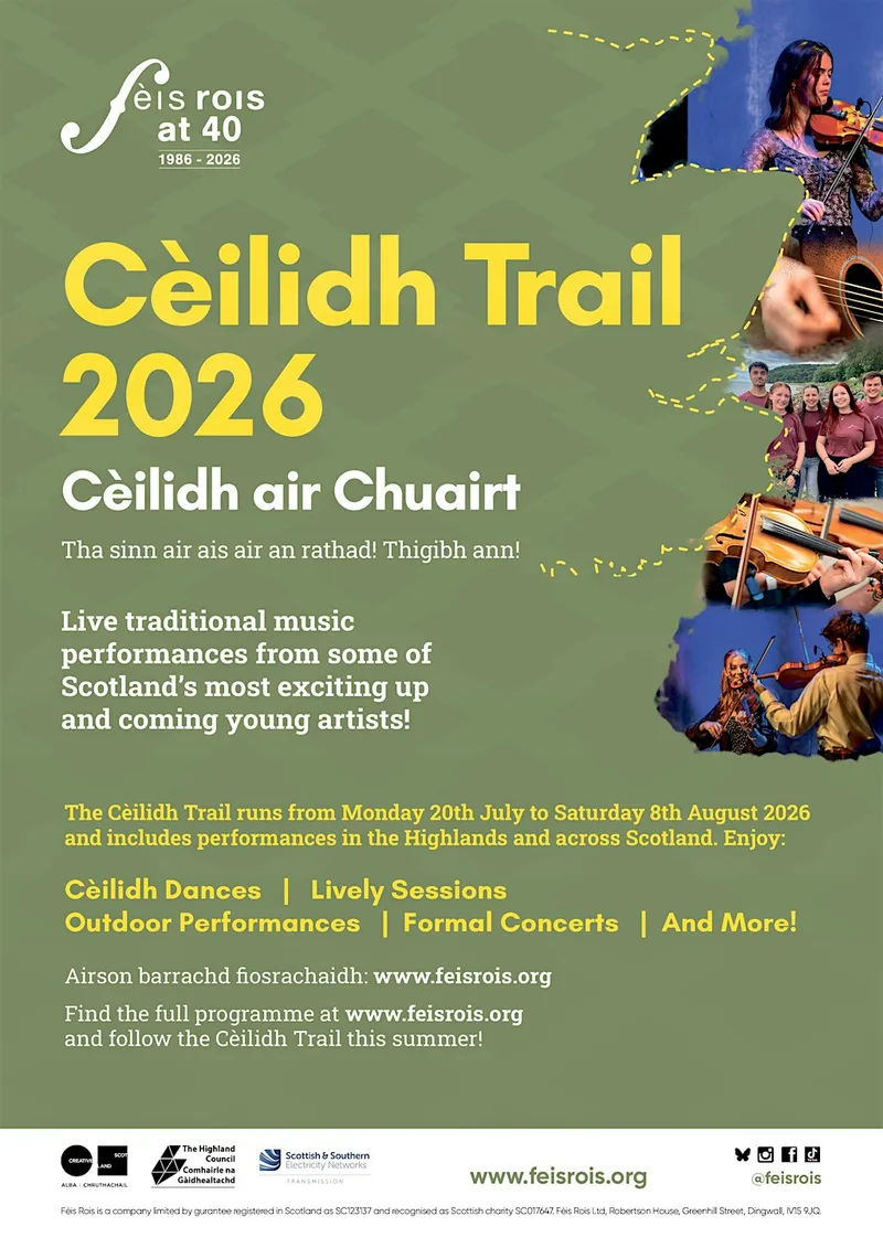 Ceilidh Trail at The Glad Cafe: Fèis Phàislig and Fèis Rois