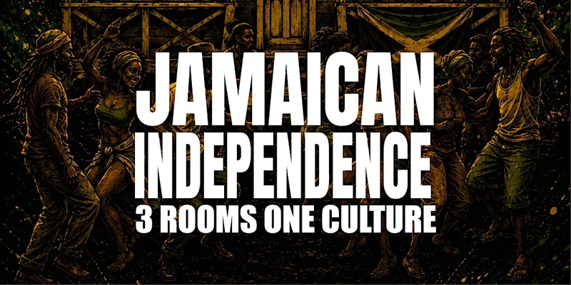 Jamaica House: Independence Celebration — Three Rooms, One Culture