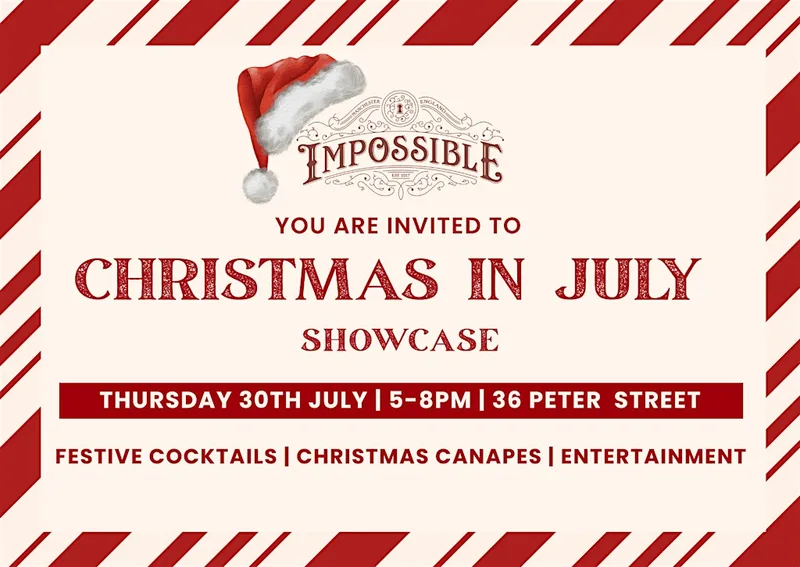 Christmas in July Showcase
