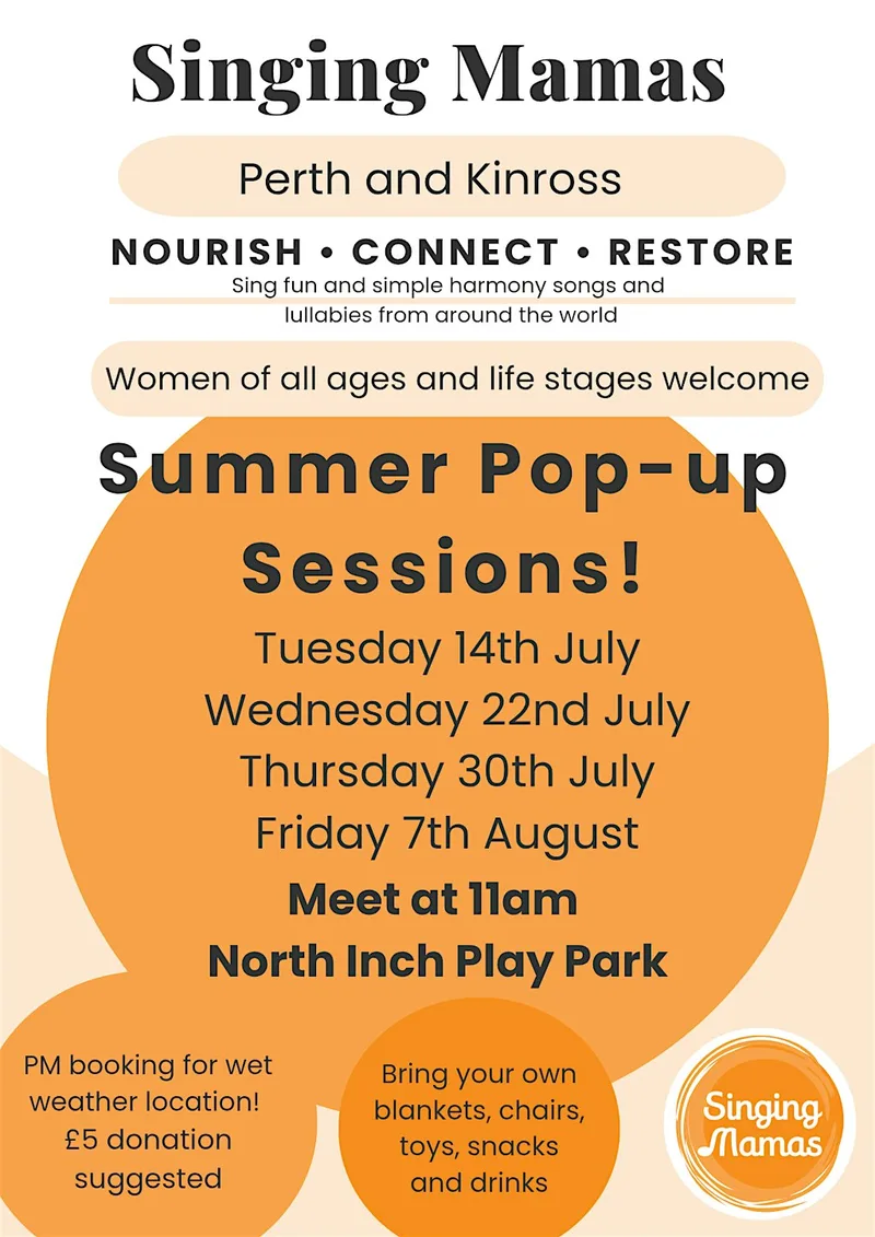 Singing in the Sunshine Fri 7th August