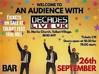 An audience with Decades Live UK