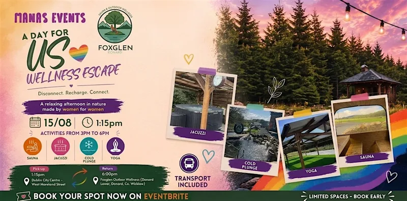 Women’s Wellness Day Trip: Summer Escape to Wicklow