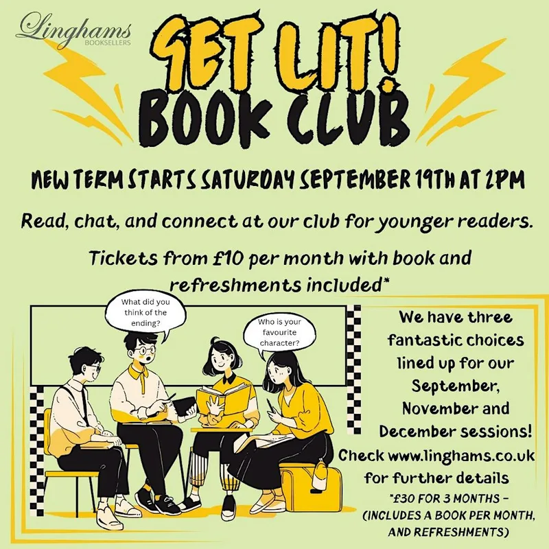 'Get Lit' by Linghams - Junior Book Club - Autumn 2026