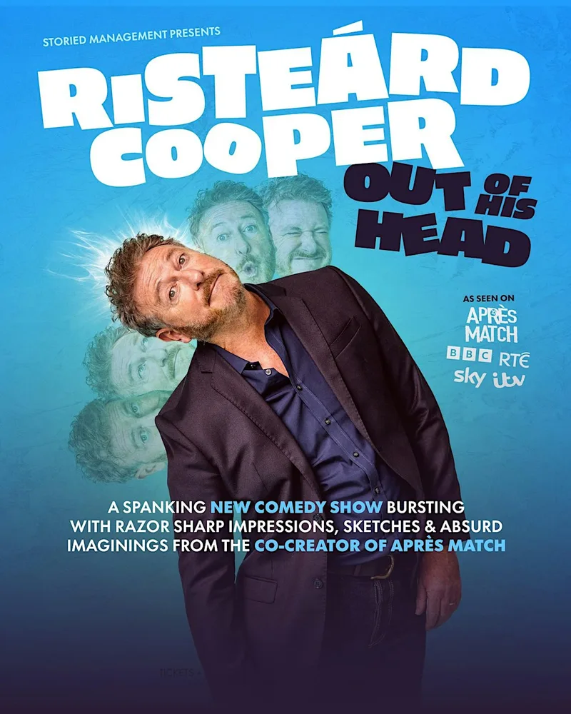 Risteard Cooper " Out Of His Head " A real not to be missed comedian !
