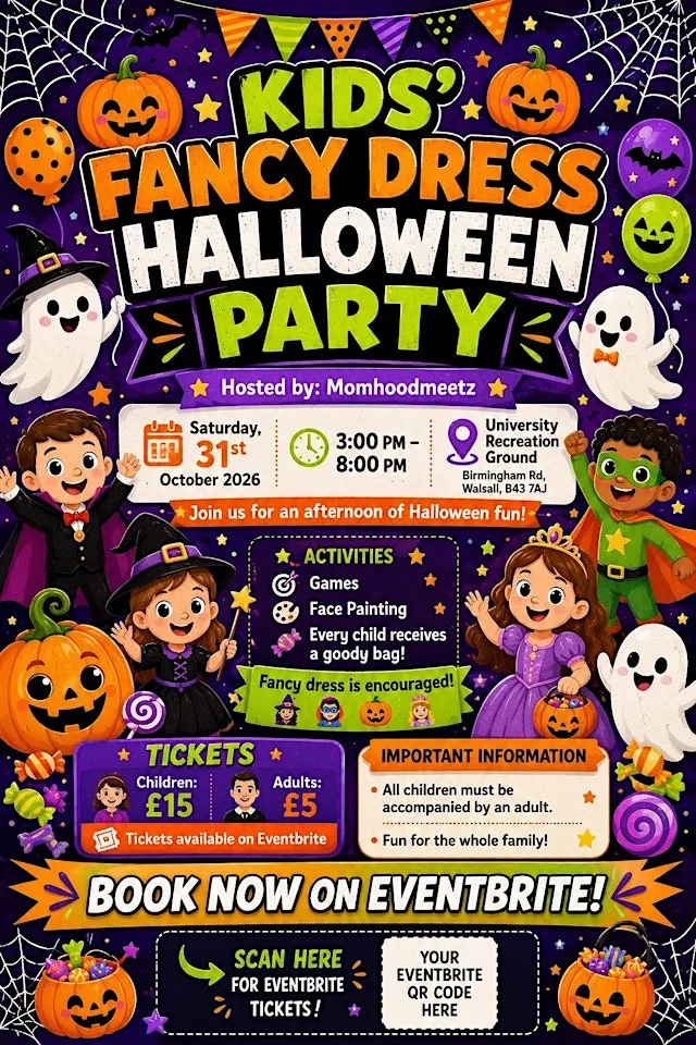 Kids Fancy Dress Halloween Party