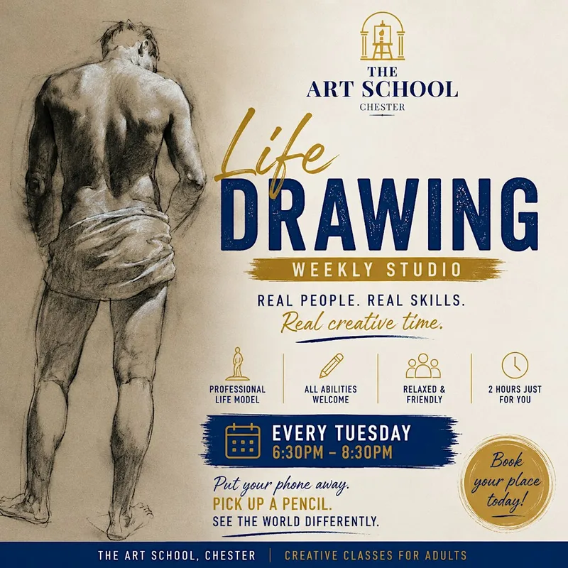 Weekly Life drawing studio