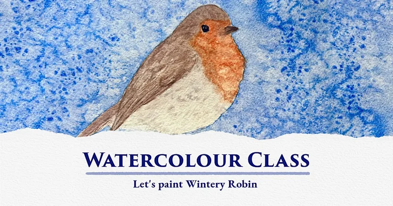 Discover Watercolour Painting – Let's Paint Wintery Robin