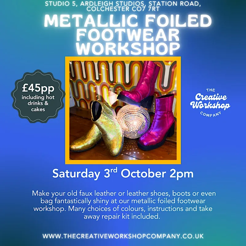 Metallic Foiled Footwear Workshop