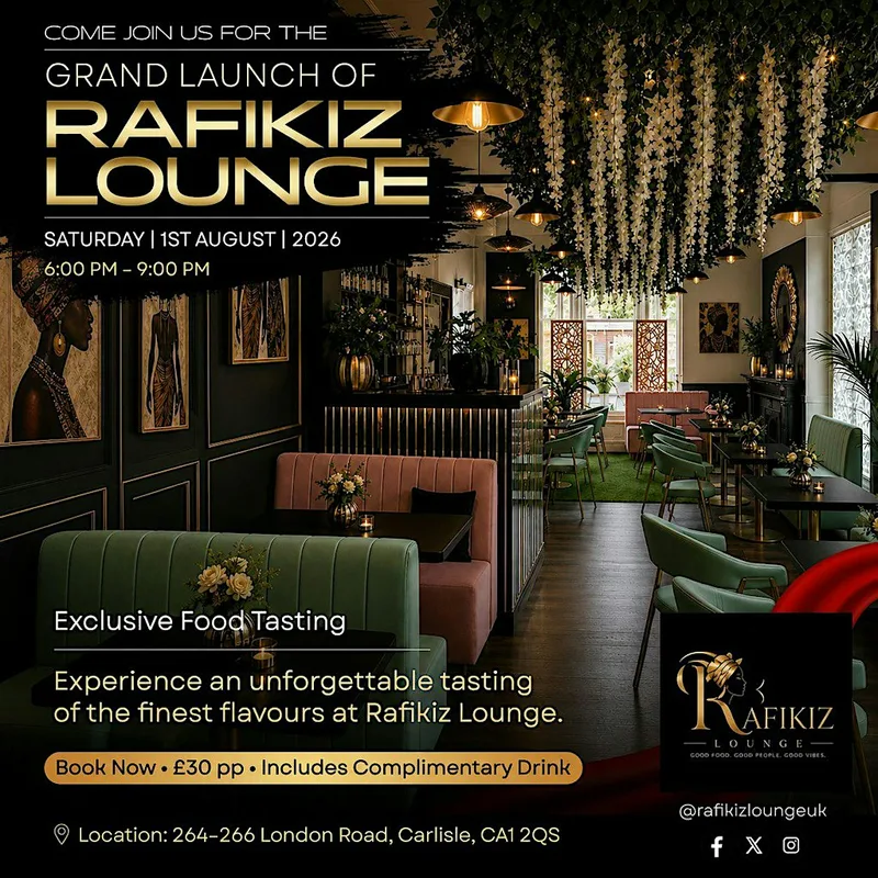 Grand Launch of Rafikiz Lounge.
