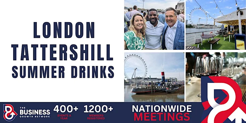 Summer Drinks Party London on the Thames