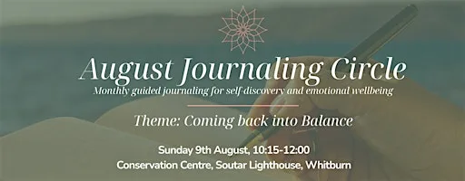 August Journal Circle: Monthly Guided Journaling for Emotional Wellbeing