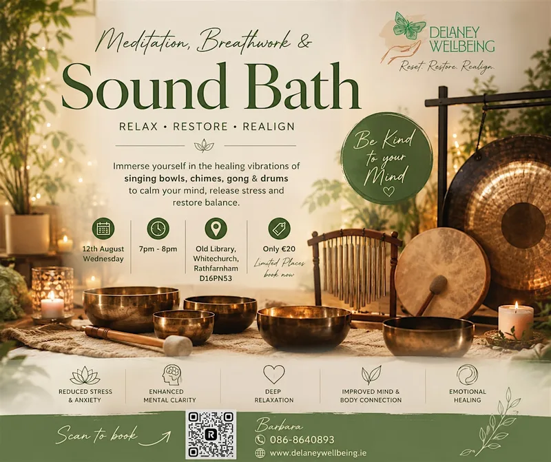 Sound Bath, Meditation & Breathwork | Whitechurch, Rathfarnham