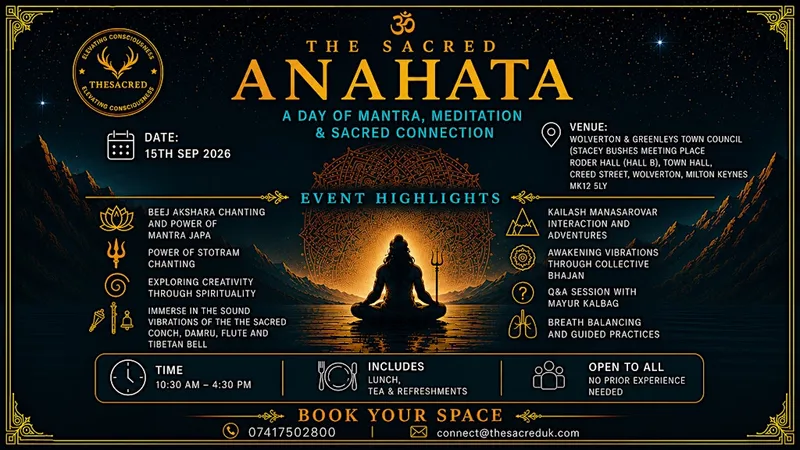 TheSacred Anahata - A Day of Mantra, Meditation & Sacred Connection