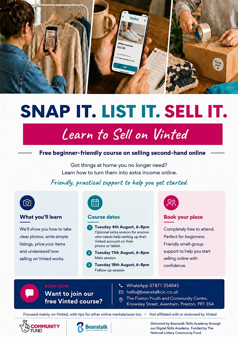 Snap It. List It. Sell It. Learn to Sell on Vinted