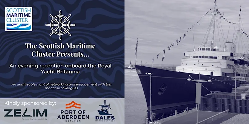 Scottish Maritime Cluster |Royal Yacht Britannia evening reception