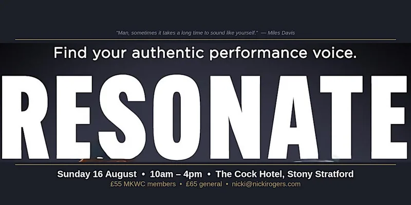 Resonate - find your authentic performance voice