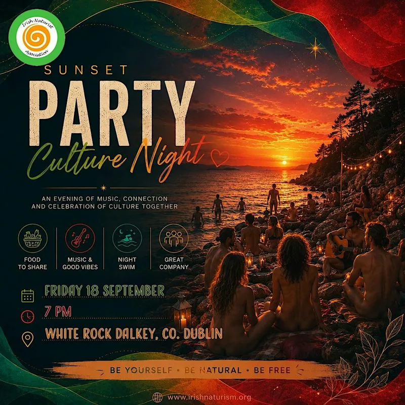 Nude Beach Party on Culture Night 2026