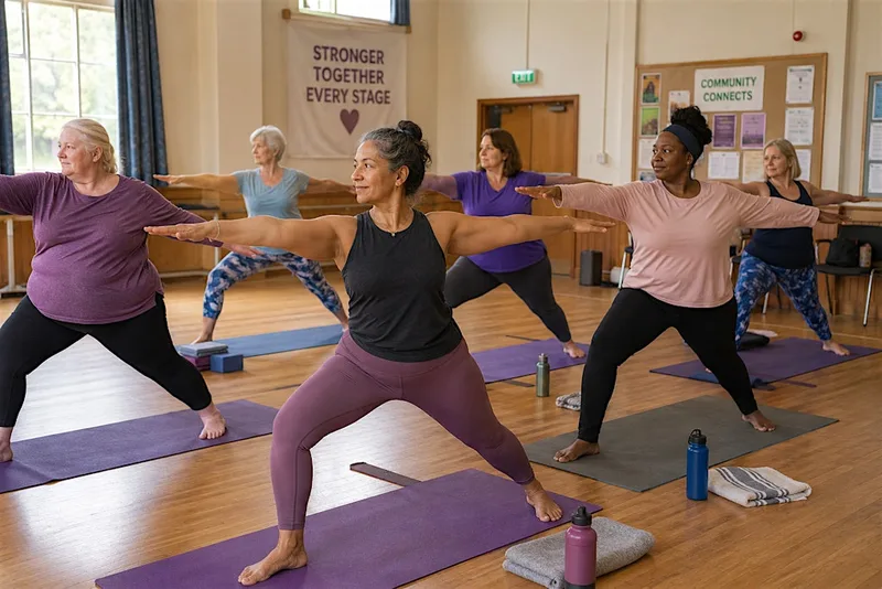 FREE Menopause Yoga & Support Groups For Women in Durham & Sunderland