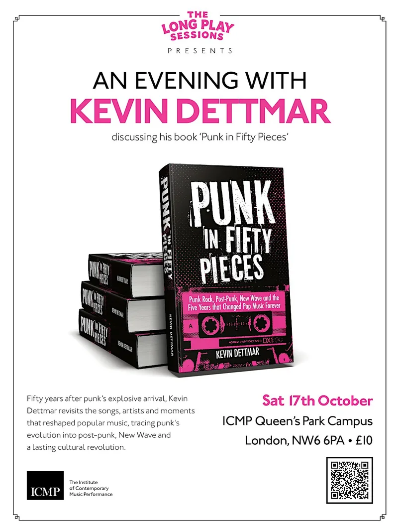 Long Play Sessions Kevin Dettmar in discussion with Jon King (Gang of Four)