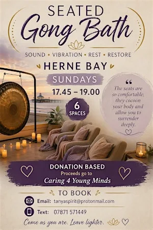 Seated Gong Sound Experience with Gong Chiron (Limited to 6 Guests)