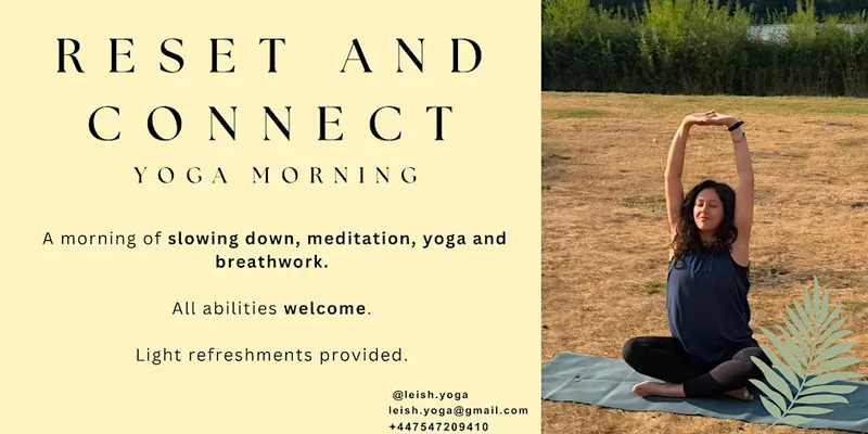 Reset and Connect- Yoga Morning in Norwich City Centre