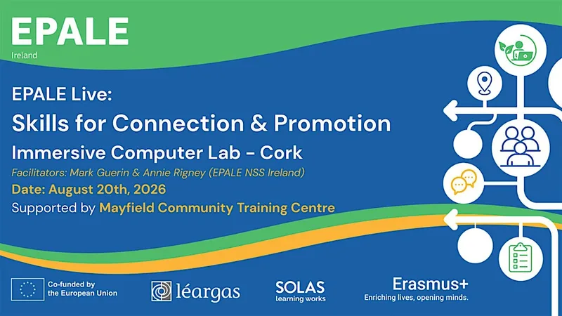 EPALE Live: Skills for Connection & Promotion - In Person Event