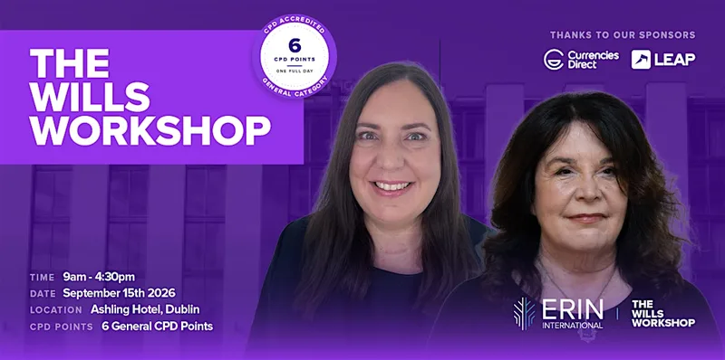 The Wills Workshop CPD Event - Dublin