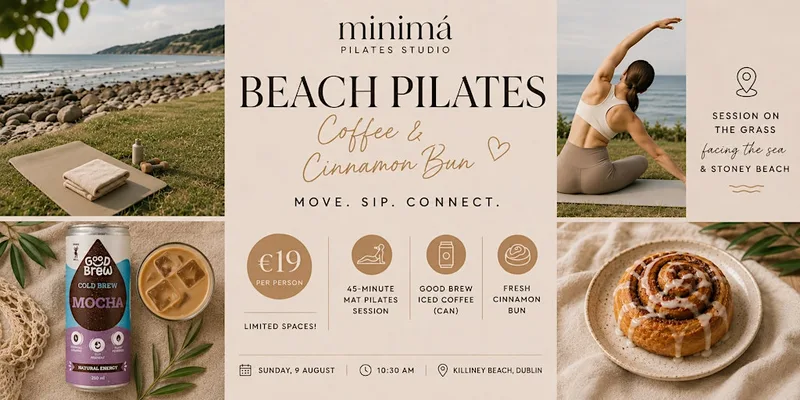 Killiney Beach Pilates, Coffee & Cinnamon Bun - Sunday Social