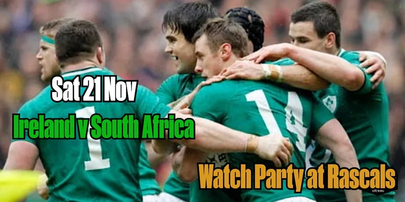 Ireland v South Africa Watch Party