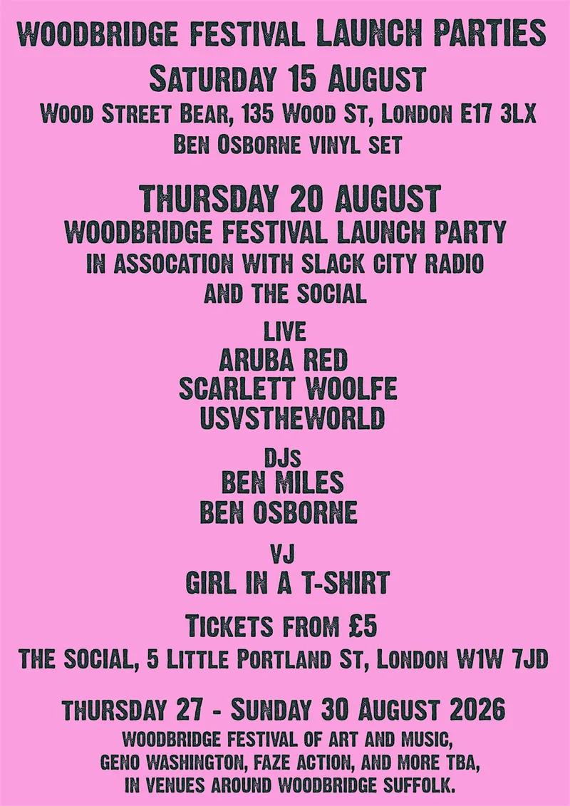 Woodbridge Festival London Launch Party