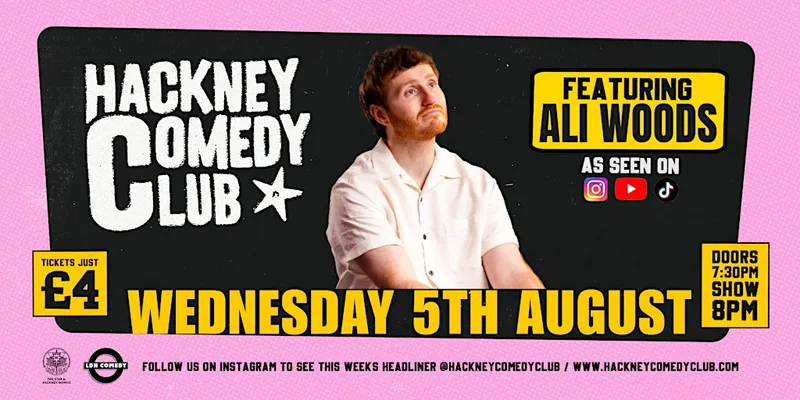 Hackney Comedy Club | Stand-up Comedy In East London | Every Wednesday!